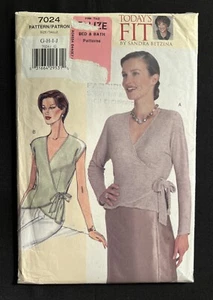 Vogue 7024 Misses Top by Sandra Betzina Easy Sew 1999 Pattern Bust 46"-55" Uncut - Picture 1 of 2