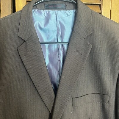 Vitali Suit Jacket Mens Size R46 Brown Blazer Inner Pockets Notch Lapel - Image 1 of 4