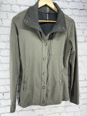 Chaqueta Kuhl Krush Cuello Embudo a Presión Senderismo Verde Silencioso Para Mujer’s S Foto 1 de 4