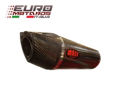 Honda CBR 600 F2 1991-1994 MassMoto Exhaust Terminal Oval Carbon Approved - Image 1 of 2