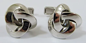 Gemelos con nudo de plata de ley Ravi Ratan - Imagen 1 de 5