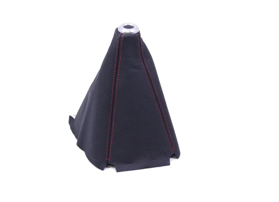 BLACKWORKS REAL LEATHER SHIFT BOOT - BLACK WITH RED STITCH For Honda Acura - Изображение 1 из 1