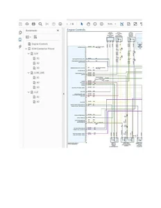 Chevrolet Cruze 2014 Engine Wiring Diagram+ECM Connector Pinout L4 1.8L pdf - Picture 1 of 2
