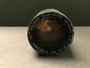 SOLIGOR ZOOM MACRO 28-80MM C/D F/3.5-4.5 MC LENS - Picture 1 of 4