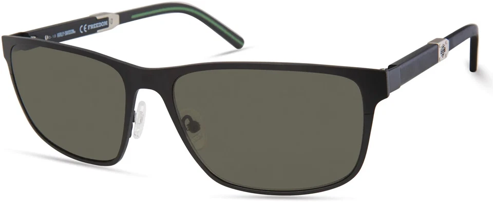 Harley Davidson HD1002X 02N Matte Black Metal Sunglasses Frame 61-17-150 - Image 1 of 1