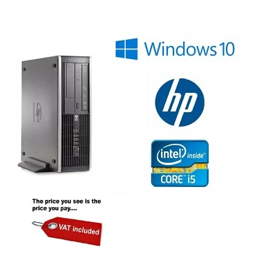 Fast Windows 10 HP Intel Core i5 8GB 2TB Powerfull Fast Desktop Computer pc - Image 1 of 4