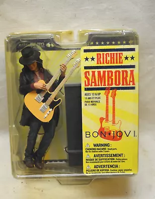 Richie Sambora Bon Jovi MCFARLANE TOYS  ROCK BAND 80s GUITAR 7" Action Figure - Image 1 of 4