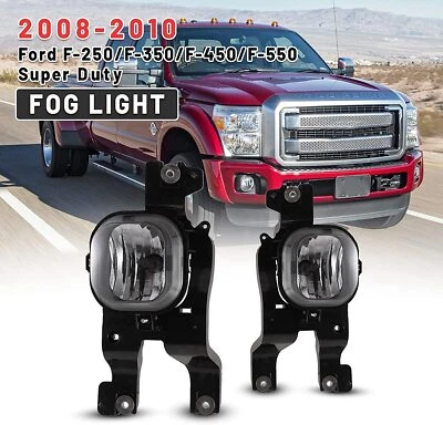 Juego de luces antiniebla para Ford F-250 F-350 F-450 F-550 Super Duty 2008-2010 humo Foto 1 de 4