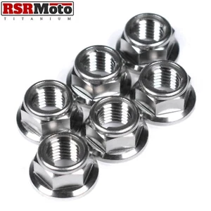 Triumph 765 Street Triple S / R / RS Titanium Locking Sprocket Nuts, 2017-2024 - Picture 1 of 4