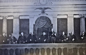 1908 Vintage Magazine Illustration United States Supreme Court - Picture 1 of 2