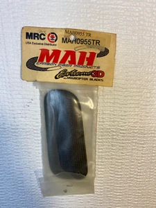 MRC Carbon Fiber Helicopter Blades Tail MAH0955 TR Extreme 3D Vintage New - Picture 1 of 6