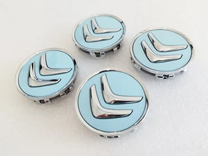 4× Centre de roue Citroën DS 60mm cache moyeu cabochon - Imagen 1 de 3