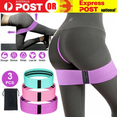 Resistance Booty Band Legs Set Hip Circle Loop Fabric Workout Exercise Yoga Gym - image 1 of 4