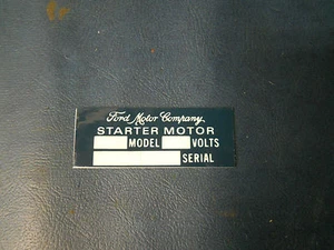 Jeep Willys MB GPW FORD Starter Motor sticker for GPW (P96) - Bild 1 von 1