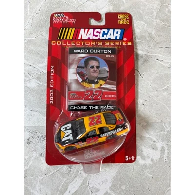 Ward Burton #22 Caterpillar NASCAR Racing Champions 1:64 Scale Diecast 2003 - Image 1 of 3