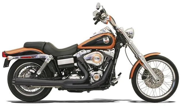 Bassani Road Rage 2:1 Systems Fluted Black #13321R Harley Davidson Dyna - Image 1 of 1