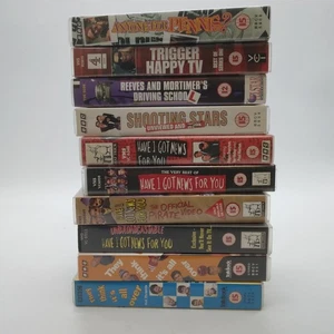 Job Lot VHS x10 British Comedy TV Shows: They Think It's All Over/Shooting Stars - Picture 1 of 16