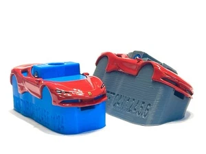 2025 Hot Wheels Unspun Ferrari SF90 Stradale With Rare Tampo Nest Carrier - Picture 1 of 8