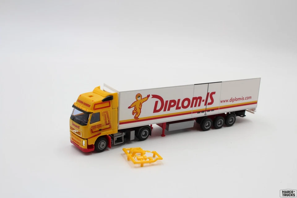 AWM Volvo FH12 refrigerated semi-trailer "Diplom-IS Kulseng-Hansen" 1:87 /AW2842 - Image 1 of 1