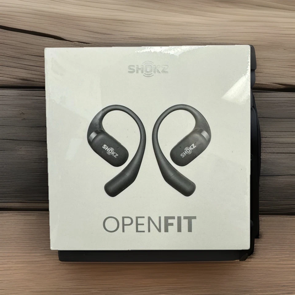 Shokz OpenFit Open-Ear Bluetooth Wireless Earbuds - Black NEW BLOWOUT PRICING - Image 1 of 1