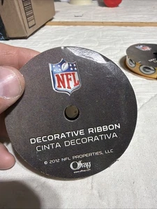 Offray Nfl Decorative Ribbon Green Bay Packers 2012 Gold Green Bay Logo - Picture 1 of 3