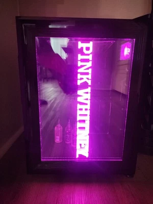 Official RARE Spittin Chiclets Pink Whitney Mini Fridge Cooler - Image 1 of 4