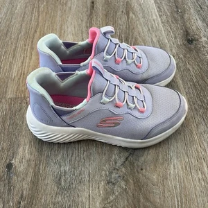 Size 2.5 Girls Skechers Slip Ons Hands Free - Picture 1 of 7
