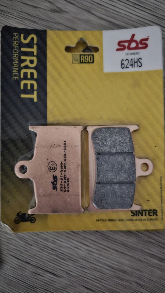 SBS 624HS Street Sinter *2 Pares* GSXR750 1100 Triumph 955 DAYTONA 1050 Sprint - Imagem 1 de 1
