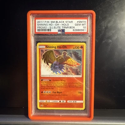 Pokemon - Shining Ho-Oh - SM70 - Shining Legends - PSA 10 - include graded guard - Image 1 of 2