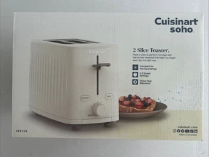 Cuisinart Soho Collection 2 Slice Toaster, Reheat and Bagel Setting, Truffle - Picture 1 of 5