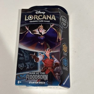 Disney LORCANA: Rise of the Floodborn TCG STARTER DECK (AMBER & SAPPHIRE) SEALED - Picture 1 of 2