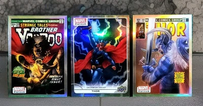 UD Marvel Platinum CREATOR ART VARIANT RAINBOW THOR COVER VARIANT BROTHER VOODOO - Image 1 of 3