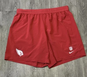 Nike Arizona Cardinals Player Issued Shorts Adult Size 2XL Red NFL Football Mens - Picture 1 of 7