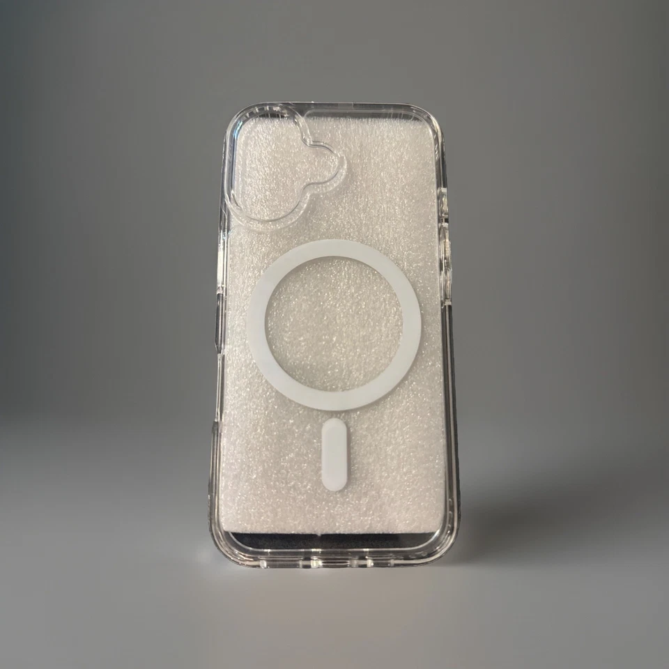 Funda para teléfono iPhone 16 - Transparente y magnética | Para simple y minimalista en la vida Foto 1 de 3