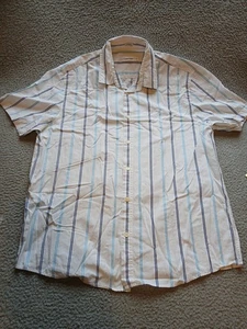 Calvin Klein Herren Oberhemd, Blau Weiß Streifen Mehrfarbig, XL(17-17,5-34/35) - Bild 1 von 12
