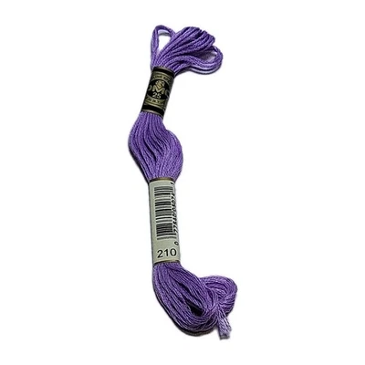 Vintage Mouline Special DMC 25 Embroidery Floss #210 Purple Made in France - Image 1 of 4