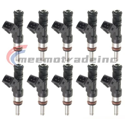 10Pcs New Fuel Injector For BMW M5 M6 5.0L V10 2006 2007 2008 2009 2010 - Image 1 of 4
