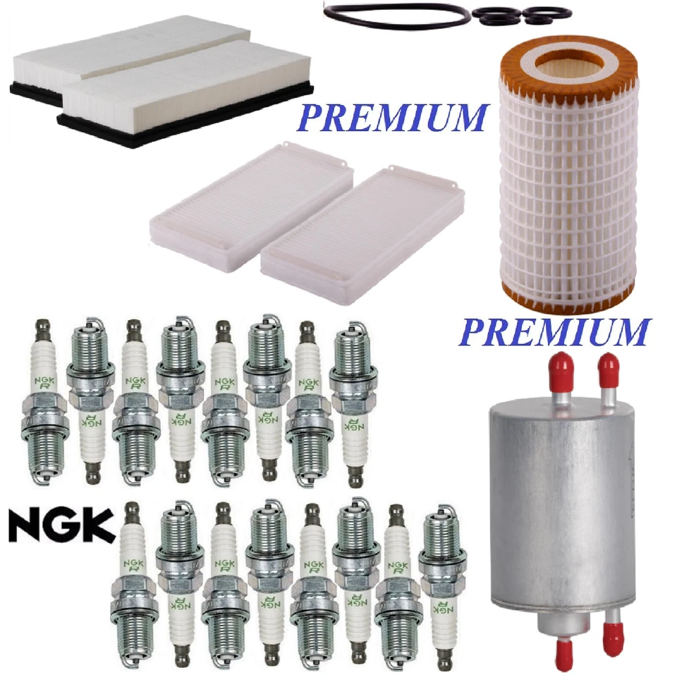 Tune Up Kit Filter Spark Plugs for Mercedes-Benz S430 V8 4.3L 2001-2002 - Image 1 of 1