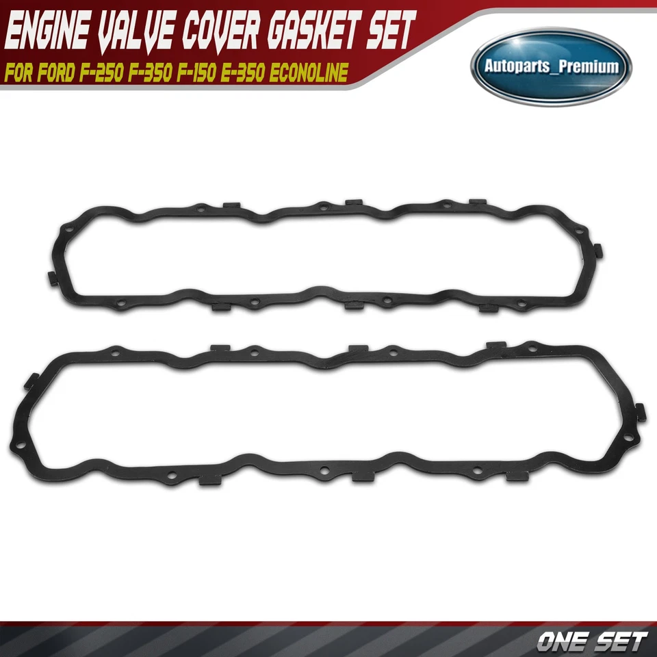 Juego de juntas de cubierta de válvula de motor para Ford F-250 F-350 83-94 F-150 E-350 Econoline Foto 1 de 4