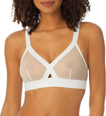 Sujetador Bralette DKNY Sheers Softcup Sin Alambres BLANCO XL Foto 1 de 4