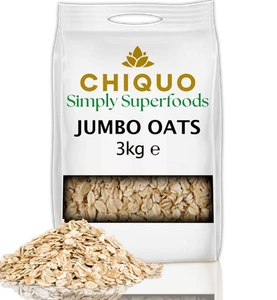 Chiquo Jumbo Oats 3kg - 100% Stabilised Wholegrain Oats - Picture 1 of 7