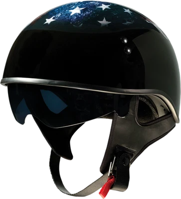 Medio casco Z1R Vagrant EE. UU. calavera unisex adulto motocicleta montar calle Foto 1 de 4