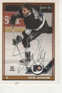 STEVE DUCHESNE 1991 FIRMADO O-PEE-CHEE #31 - PHILADELPHIA VOLANTES - Imagen 1 de 1