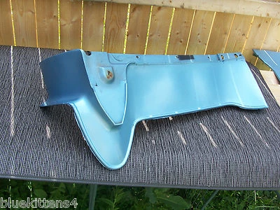 1975 1977 1979 CONTINENTAL TOWNCAR BUMPER FILLER TRIM PANEL RIGHT OEM USED BLUE - Image 1 of 4