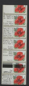 POPPY MA14 WINCOR DIAGNOSTIC ENGINEER PRINTER TEST STRIP POST GO RARE - Picture 1 of 1