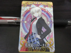 FGO Fate Grand Order Arcade Card Original Essence Artoria Altria Alter NORMAL - Picture 1 of 2