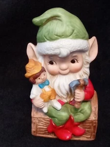 Estatuilla Toymaker Elf de Papá Noel de colección B104 - Imagen 1 de 5