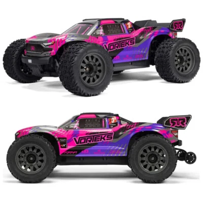 Camión de estadio sin escobillas ARRMA ARA4305V4T3 1/10 VORTEKS 223S DSC 4X4 RTR, púrpura Foto 1 de 4
