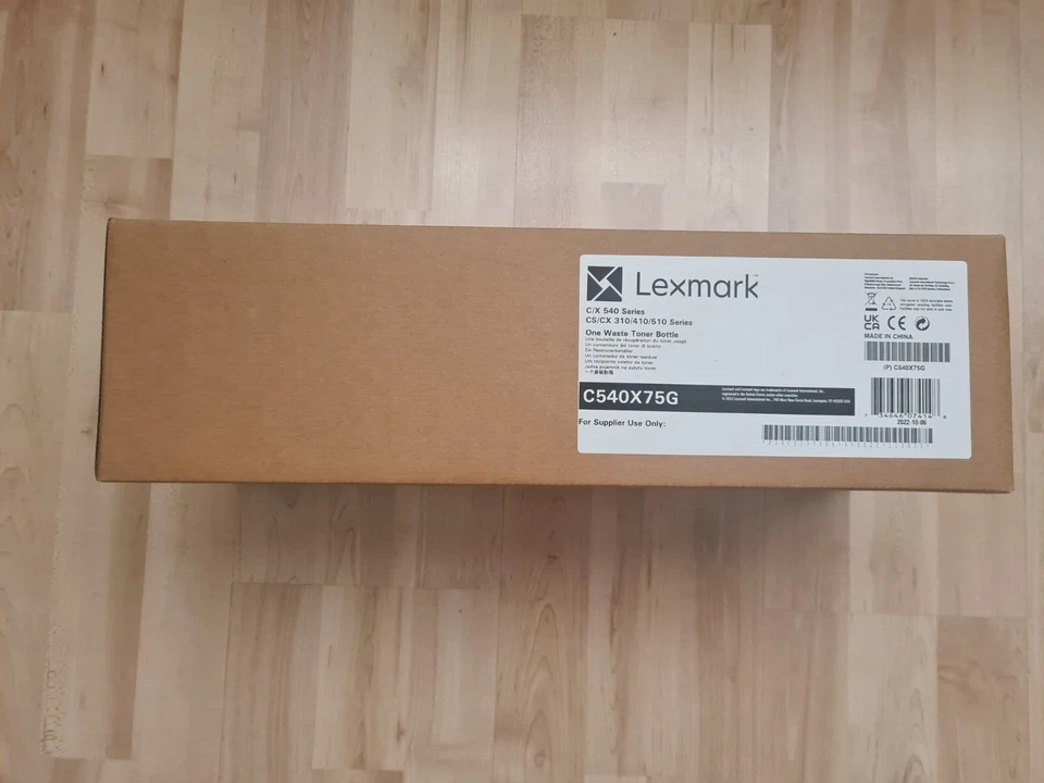 Original Lexmark Resttonerbehälter Toner Behälter C540X75G NEU OVP - Bild 1 von 1