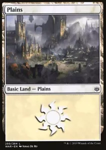 MTG Magic the Gathering Plains (250/330) War of the Spark LP - Picture 1 of 1